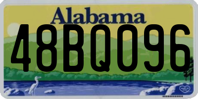 AL license plate 48BQ096
