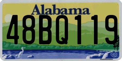 AL license plate 48BQ119