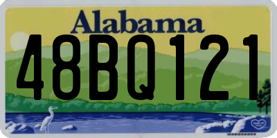 AL license plate 48BQ121