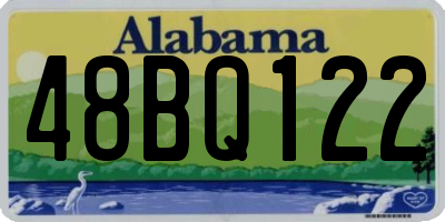 AL license plate 48BQ122