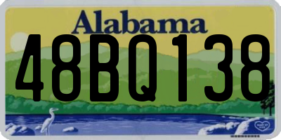 AL license plate 48BQ138