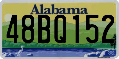 AL license plate 48BQ152