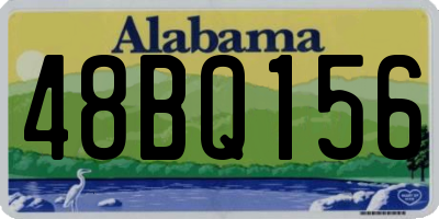 AL license plate 48BQ156