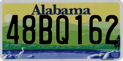 AL license plate 48BQ162