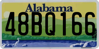 AL license plate 48BQ166