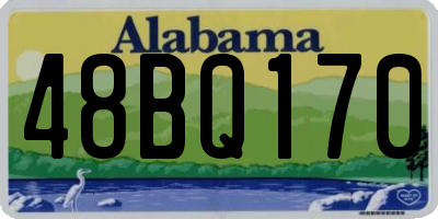 AL license plate 48BQ170
