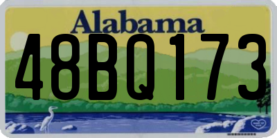 AL license plate 48BQ173