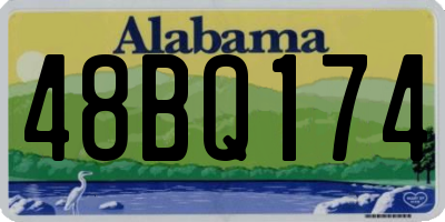 AL license plate 48BQ174