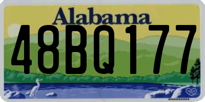 AL license plate 48BQ177