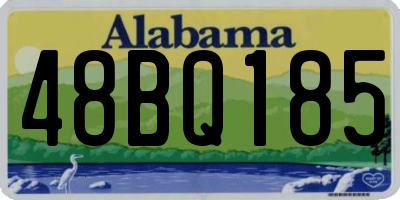 AL license plate 48BQ185