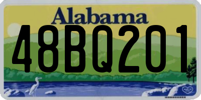 AL license plate 48BQ201