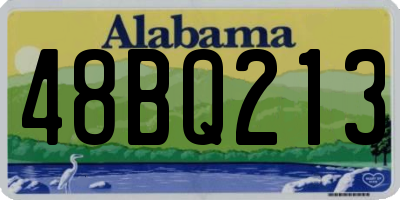 AL license plate 48BQ213