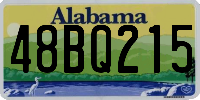AL license plate 48BQ215