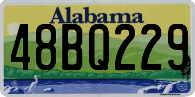 AL license plate 48BQ229