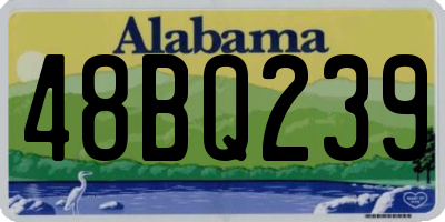 AL license plate 48BQ239