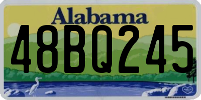 AL license plate 48BQ245