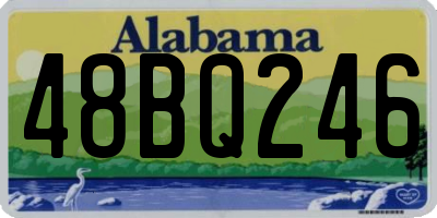 AL license plate 48BQ246