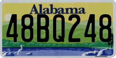 AL license plate 48BQ248