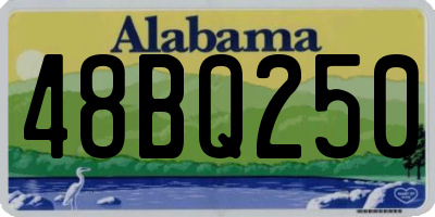 AL license plate 48BQ250
