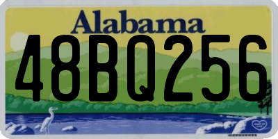 AL license plate 48BQ256