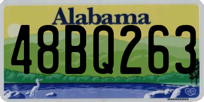 AL license plate 48BQ263