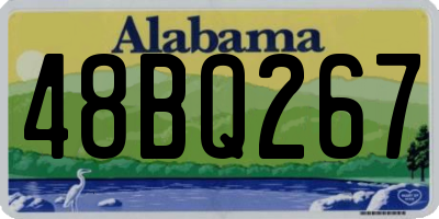 AL license plate 48BQ267