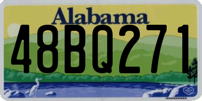 AL license plate 48BQ271