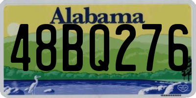 AL license plate 48BQ276