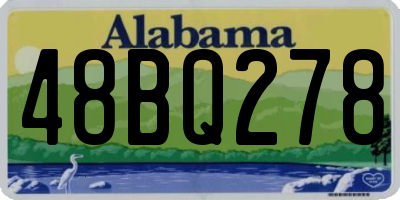 AL license plate 48BQ278