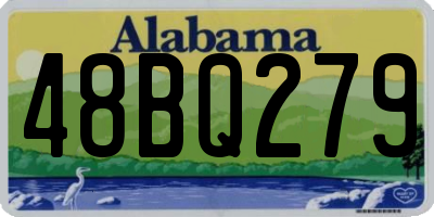 AL license plate 48BQ279