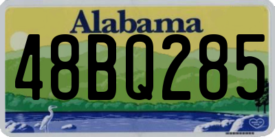 AL license plate 48BQ285
