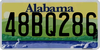 AL license plate 48BQ286