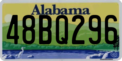 AL license plate 48BQ296