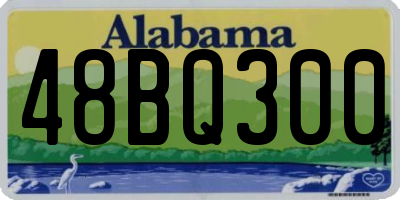AL license plate 48BQ300