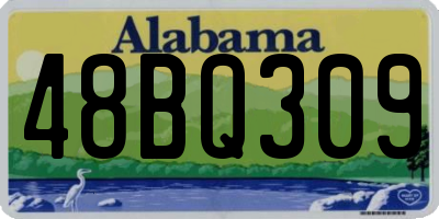 AL license plate 48BQ309