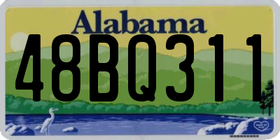 AL license plate 48BQ311