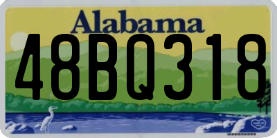 AL license plate 48BQ318