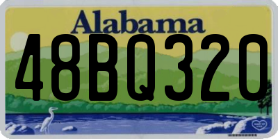 AL license plate 48BQ320