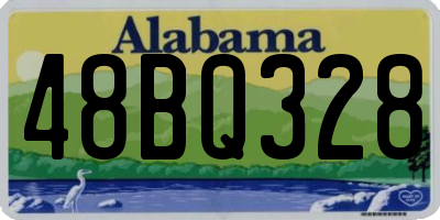 AL license plate 48BQ328