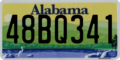 AL license plate 48BQ341