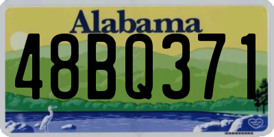 AL license plate 48BQ371