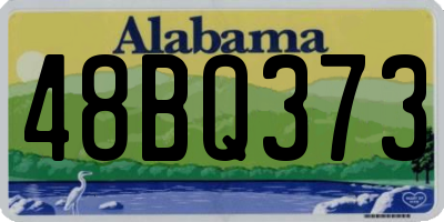 AL license plate 48BQ373