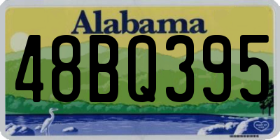 AL license plate 48BQ395