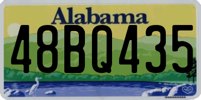 AL license plate 48BQ435