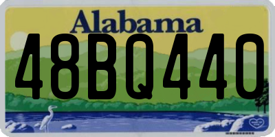 AL license plate 48BQ440