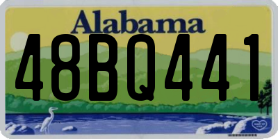 AL license plate 48BQ441