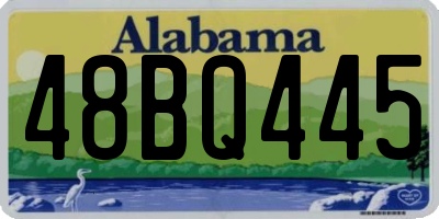 AL license plate 48BQ445