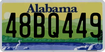 AL license plate 48BQ449