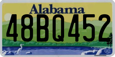 AL license plate 48BQ452