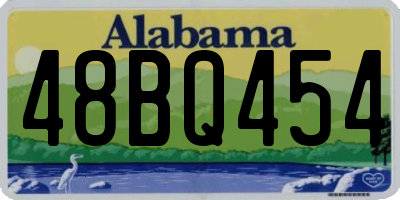 AL license plate 48BQ454
